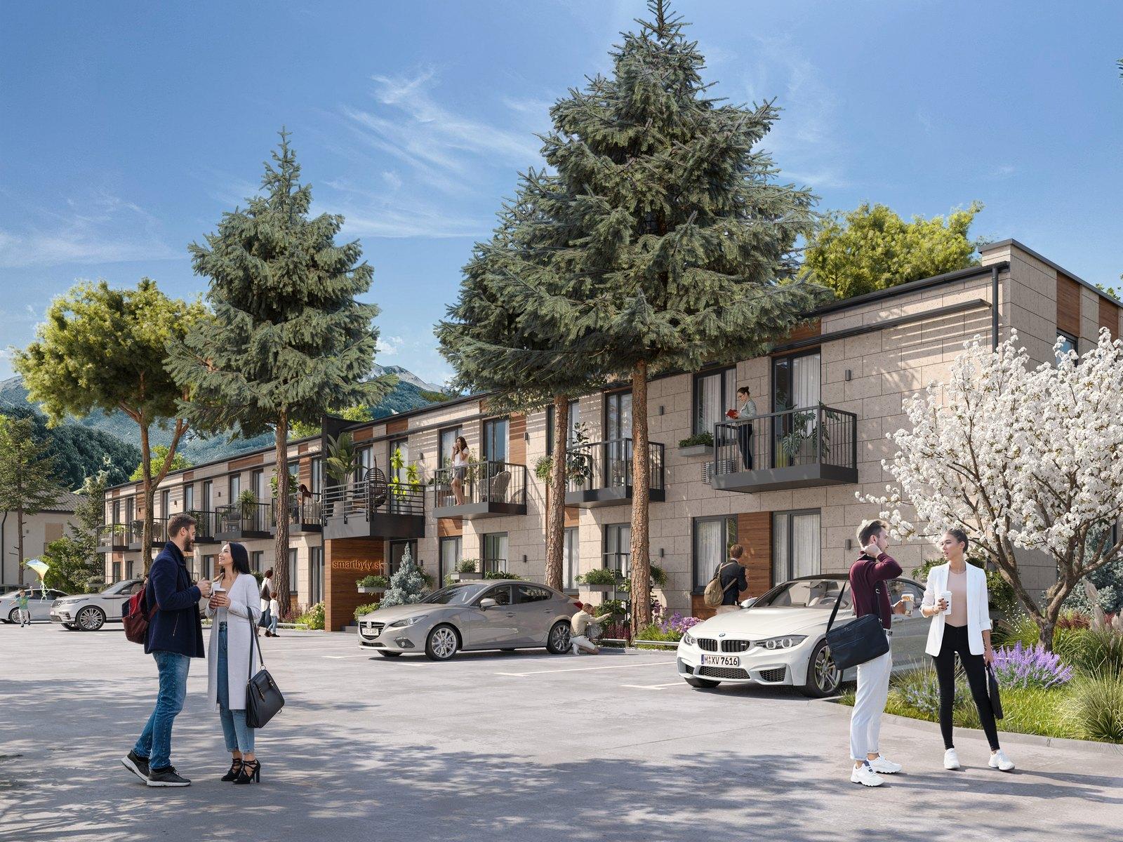 Визуализация экстерьера проекта Račianska 109B
